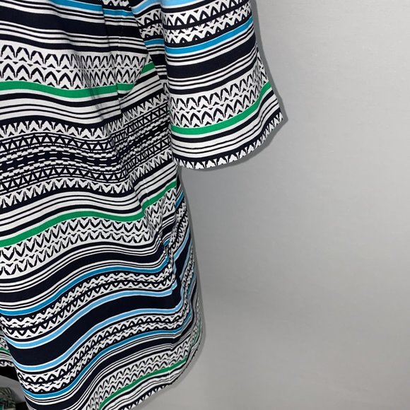 Christopher & Banks Zig Zag Striped Top - Picture 2 of 4